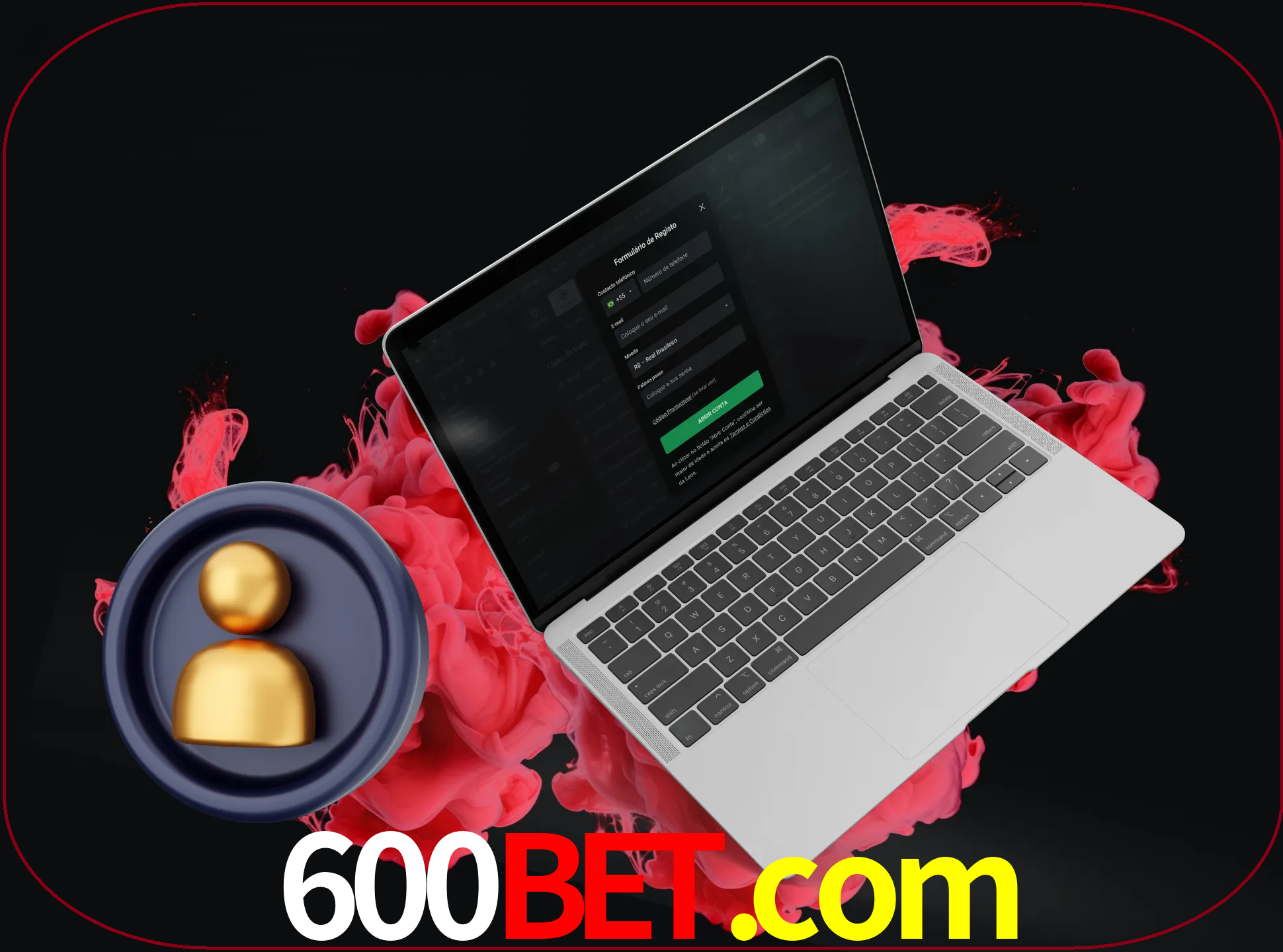 No cabeçalho do site 600bet, clique no botão que o levará a um formulário especial onde terá de introduzir as suas informações actuais.